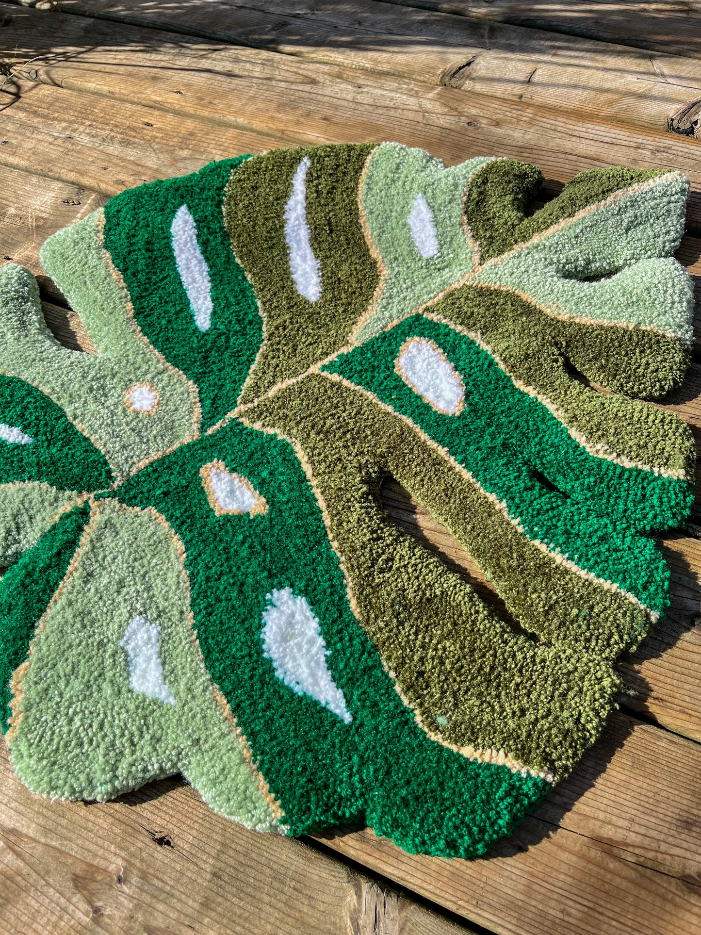 Monstera Leaf Rug