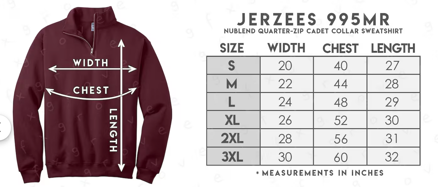 Sustained Logo Black Embroidered 1/4 Zip Sweater