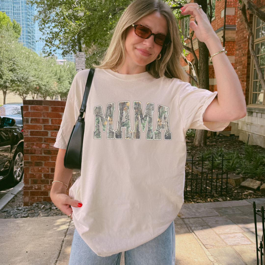 Mama Hunter Camo CC T-Shirt