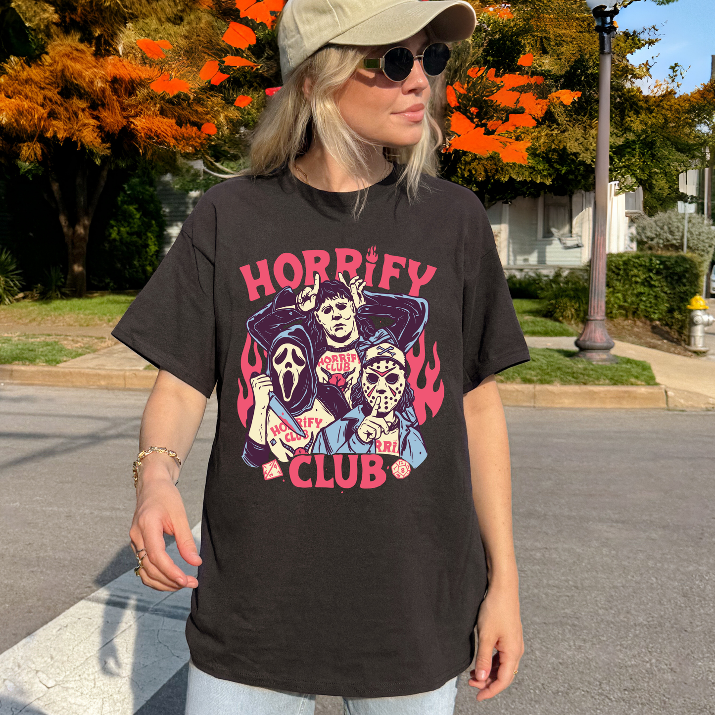 Horrify Club Graphic Hoodie/Crewneck/T-Shirt