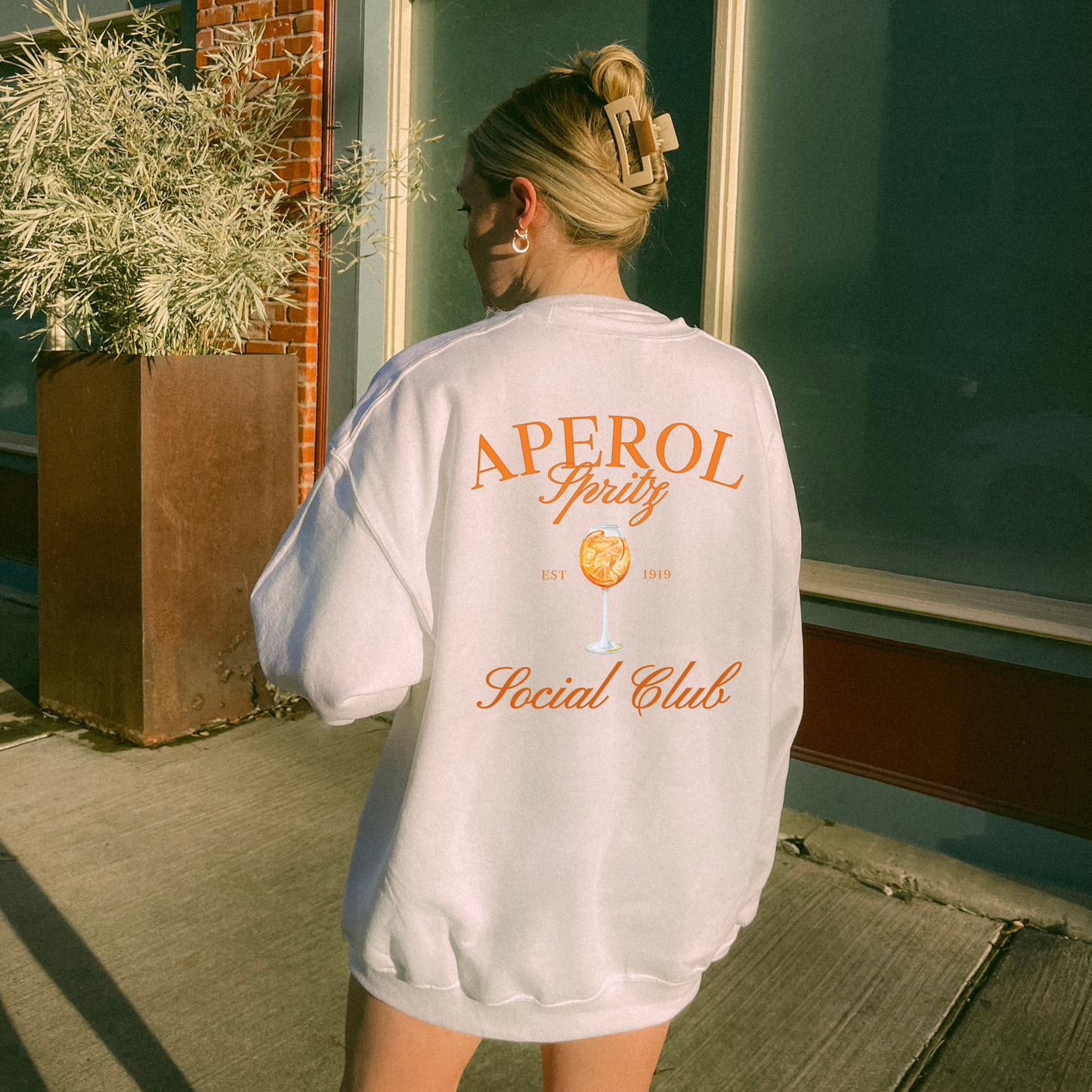 🍊Aperol Spritz Social Club Sweater