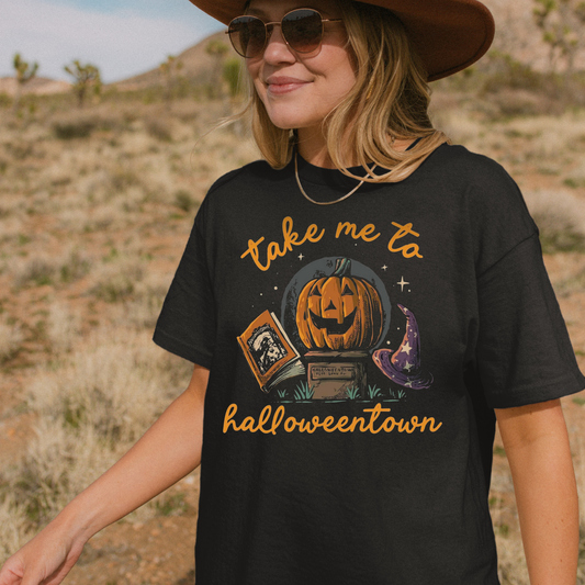Take Me To Halloweentxwn Graphic Hoodie/Crewneck/T-Shirt