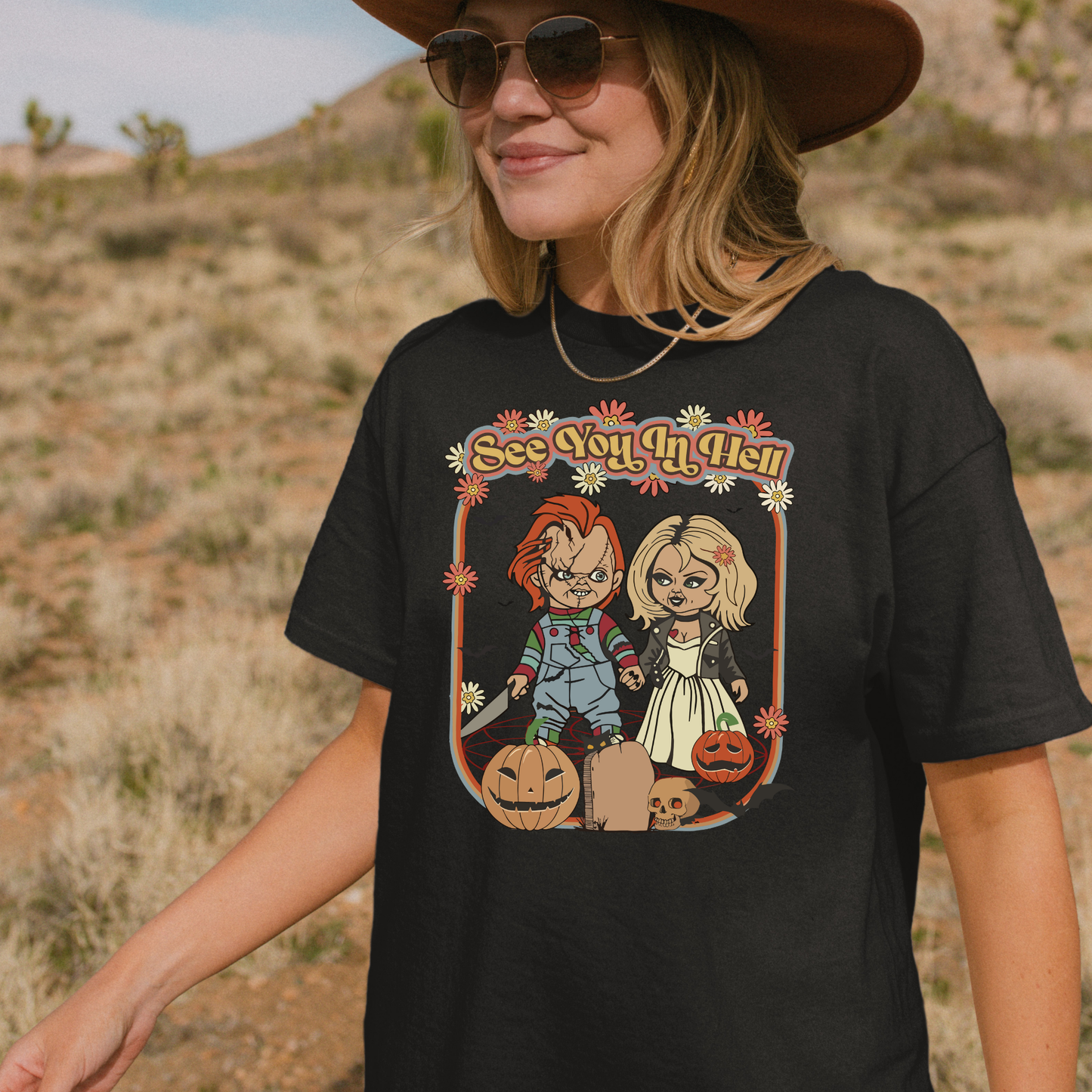 See You In Hell Chucky (2) Graphic Hoodie/Crewneck/T-Shirt