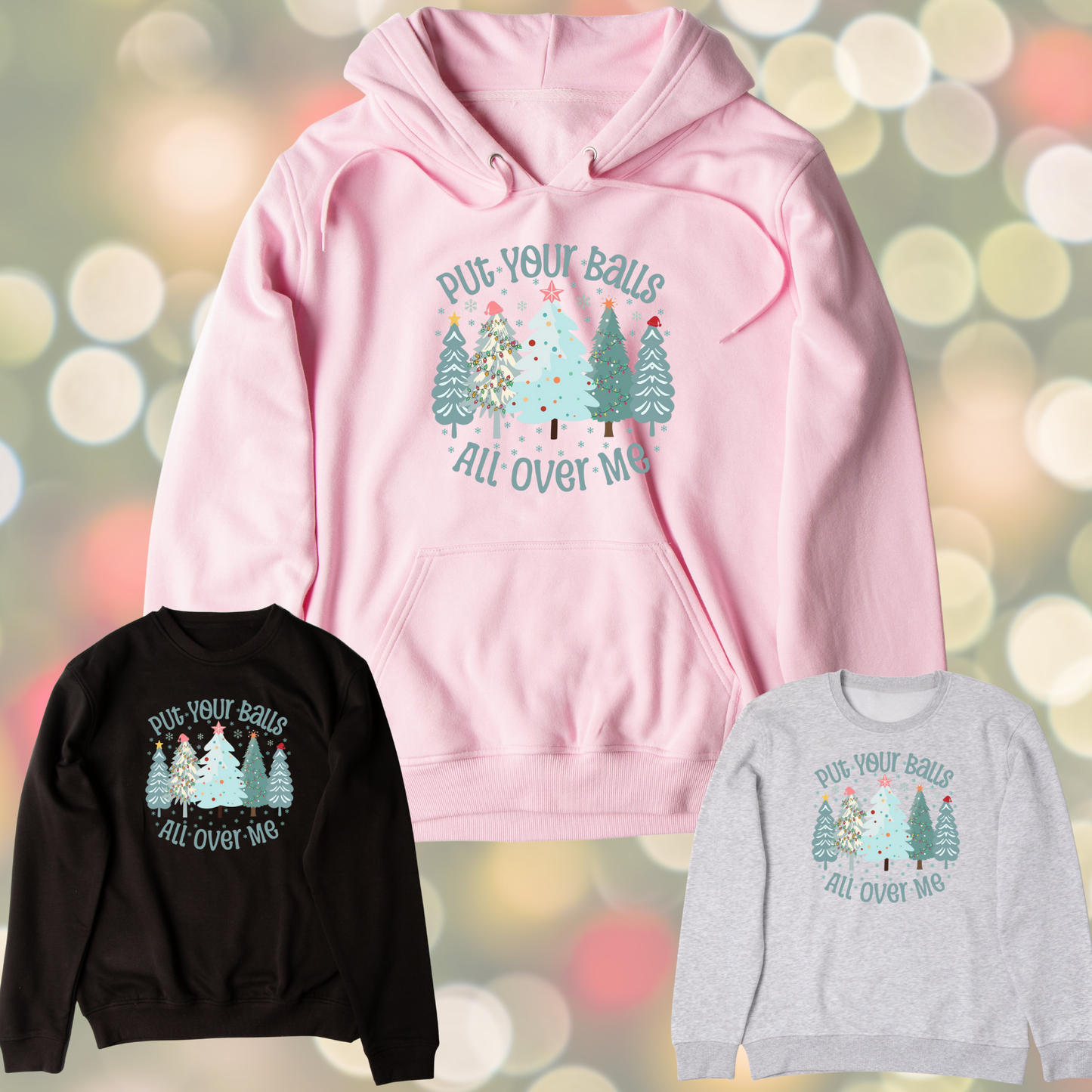 Put Your Balls All Over Me Graphic Sweater