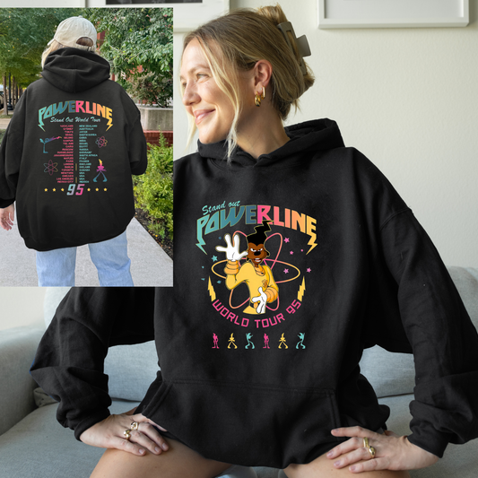 🎶 Powerline (Goofy Movie) Stand Out World Tour Sweatshirt