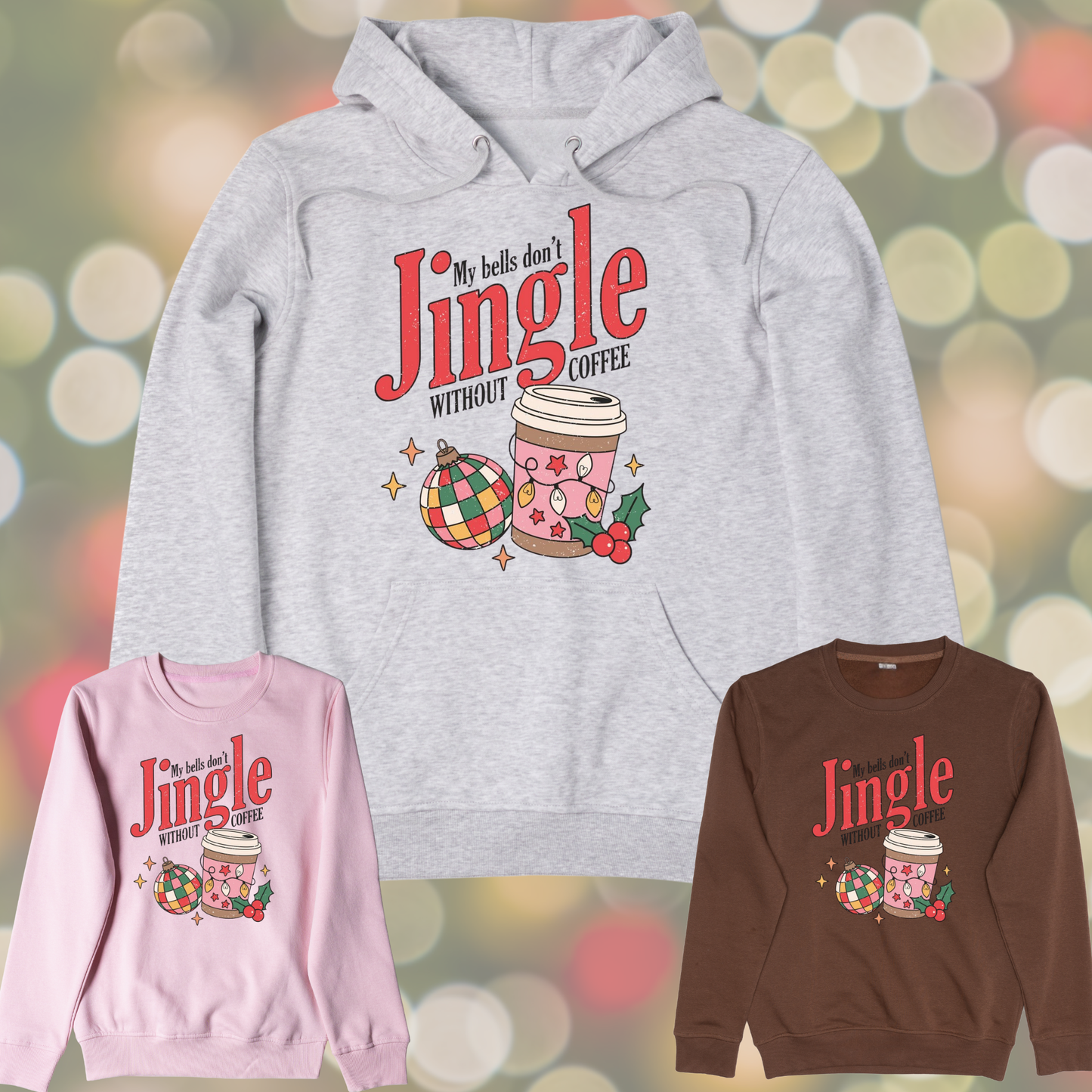 My Bells Don't Jingle Coffee Graphic Sweater
