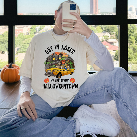 Get in Loser Halloweentxwn Graphic Hoodie/Crewneck/T-Shirt