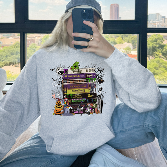 Spooky Movie Stack Graphic Hoodie/Crewneck/T-Shirt