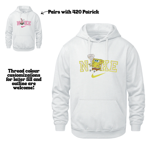 SpongeBob 420 Embroidered Sweater (Matches Patrick 420)