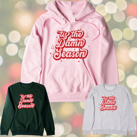 'Tis the Damn Season Graphic Sweater