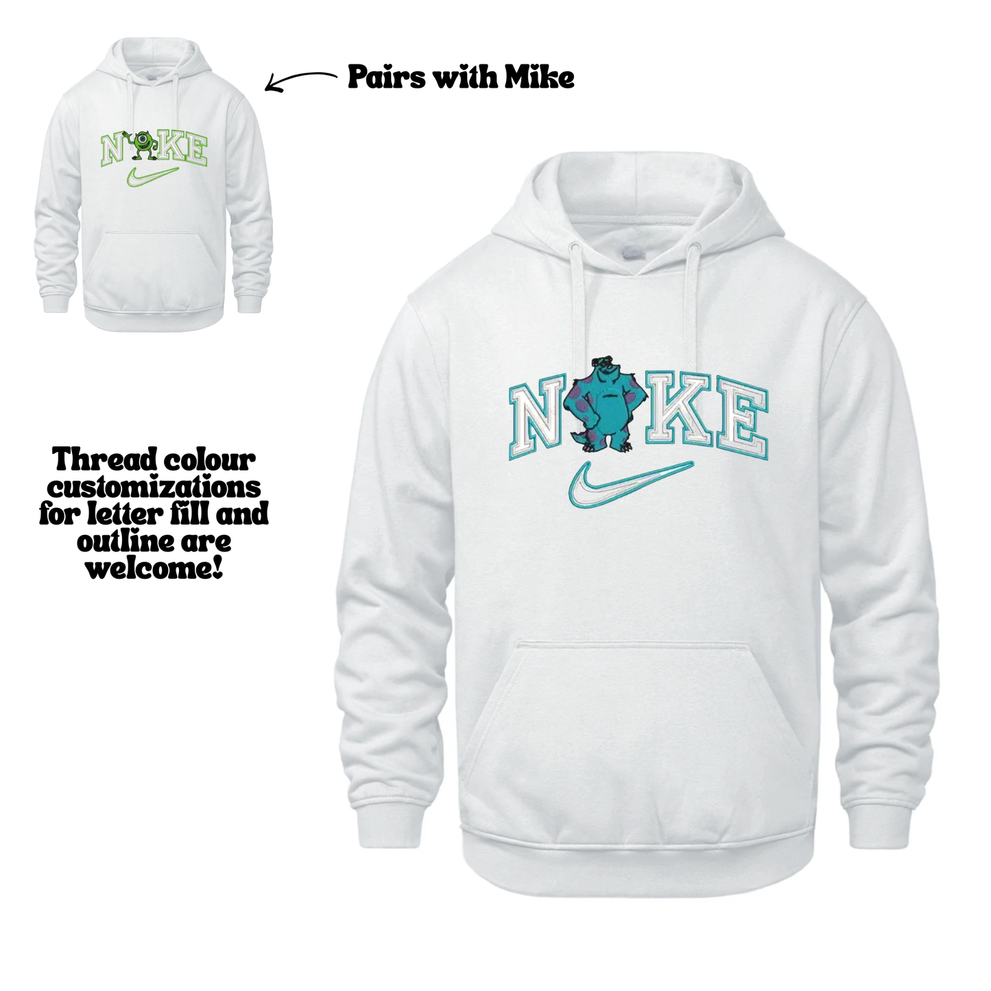 Sully Embroidered Sweater (Matches Mike Wazowski)