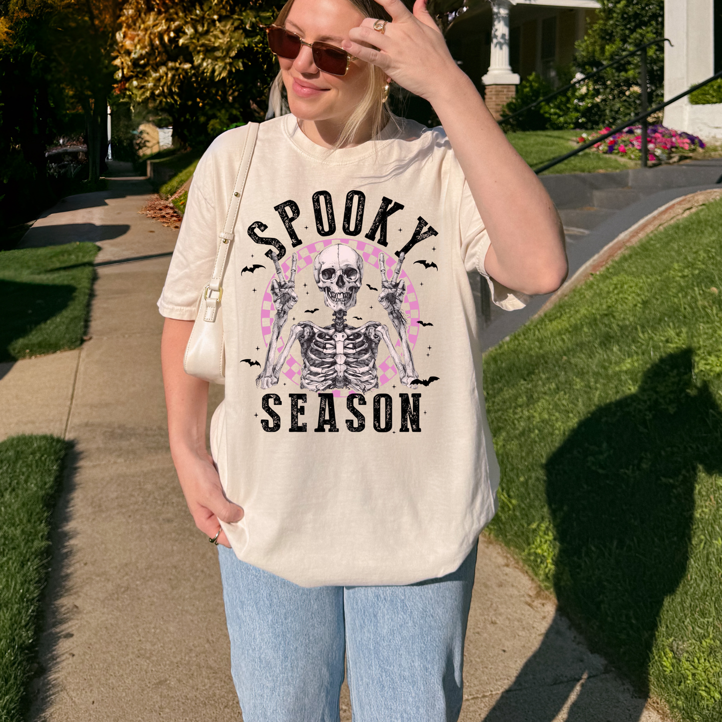 Spooky Season Skeleton Graphic Hoodie/Crewneck/T-Shirt