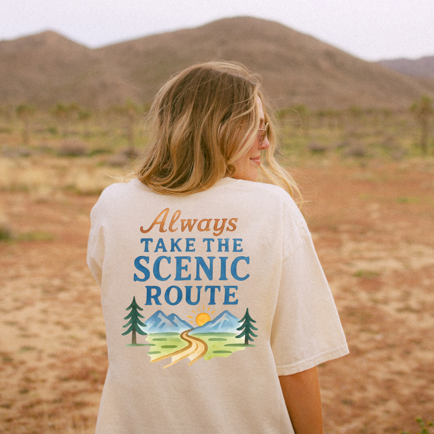 🏞️ Scenic Route Tee – Always Take the Scenic Route