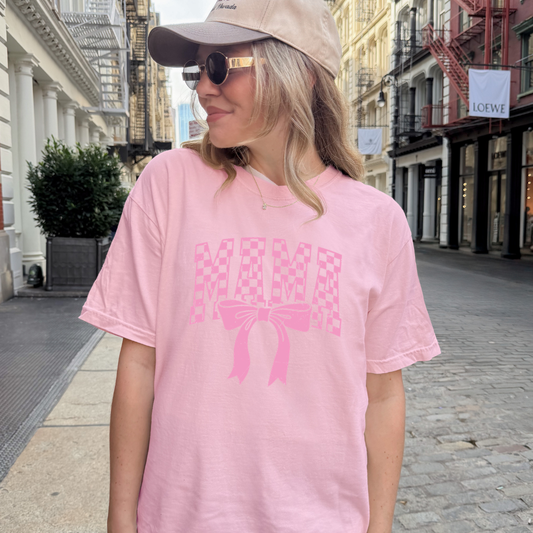 Mama Bow Pressed T-Shirt