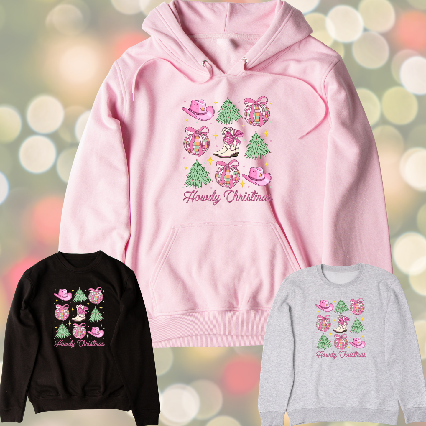 Howdy Christmas Graphic Sweater