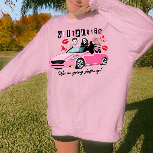 Get In Loser, We're Going Slashing Graphic Hoodie/Crewneck/T-Shirt