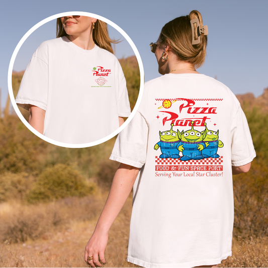 🍕 Pizza Planet Aliens Tee | Toy Story Graphic Shirt