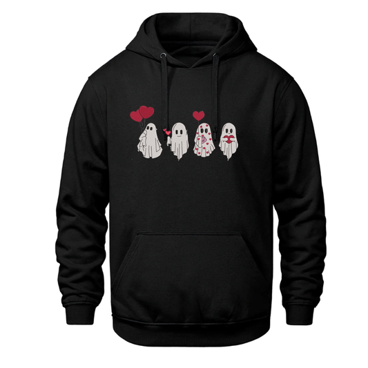 Valentines Ghost Embroidered Sweater