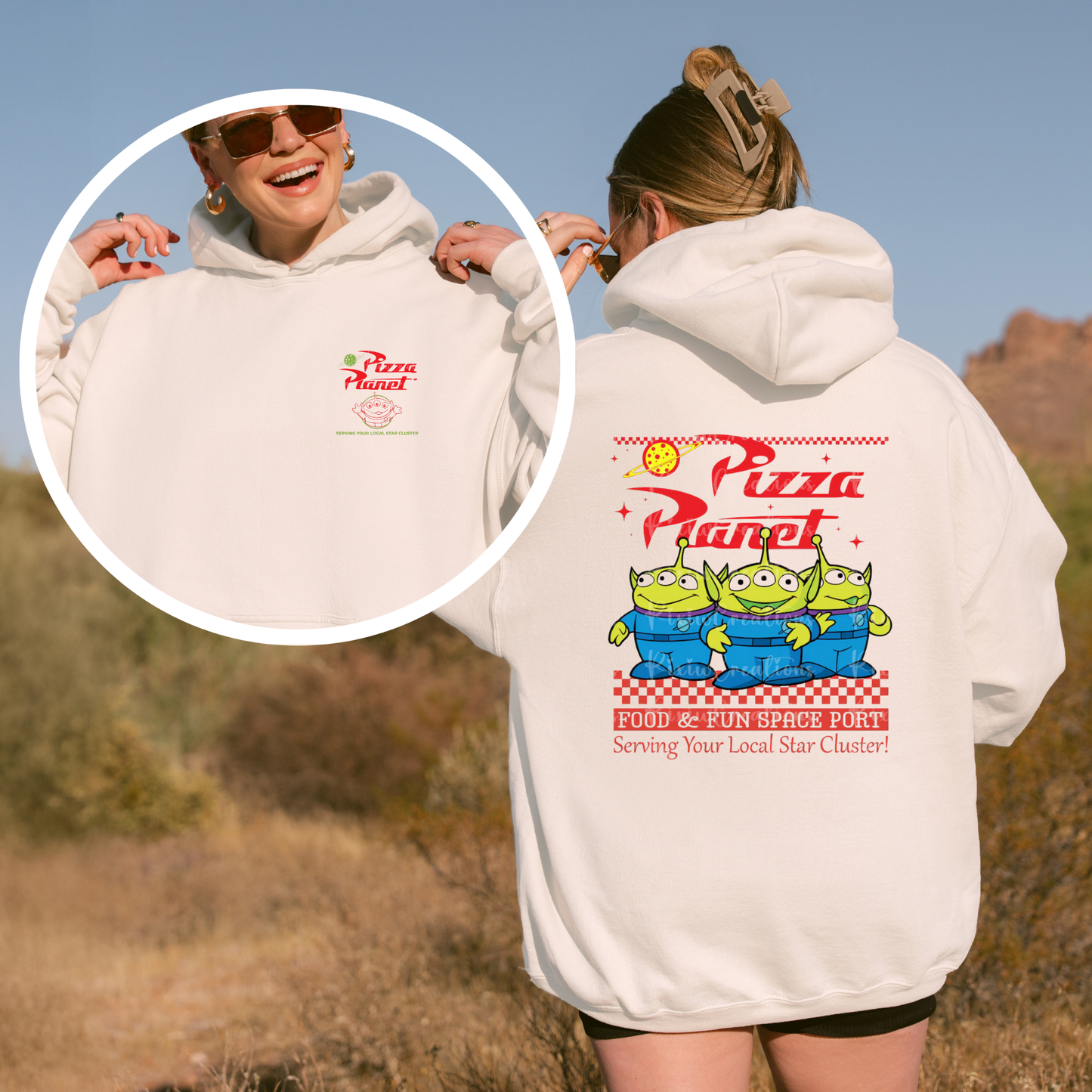 🍕 Pizza Planet Aliens Sweater | Toy Story Graphic Sweatshirt