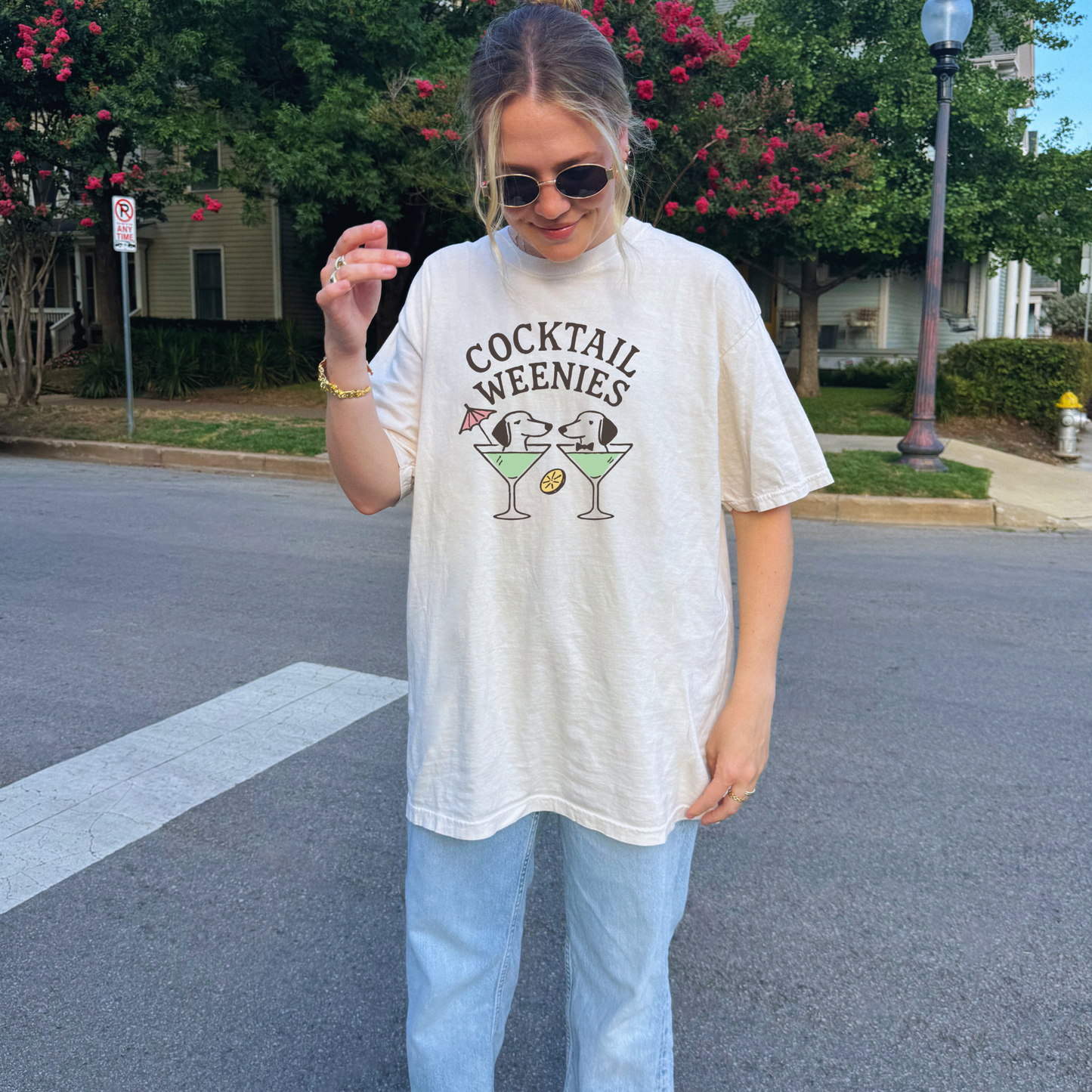 🍸 Cocktail Weenies Tee | Funny Dachshund Dog Graphic Shirt