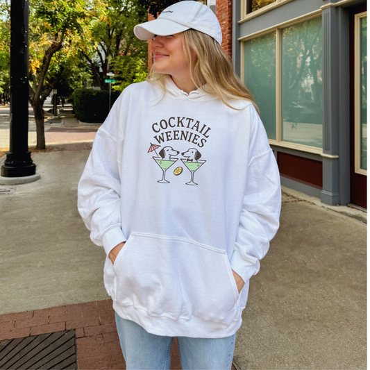 🍸 Cocktail Weenies Sweater | Funny Dachshund Dog Graphic Sweatshirt