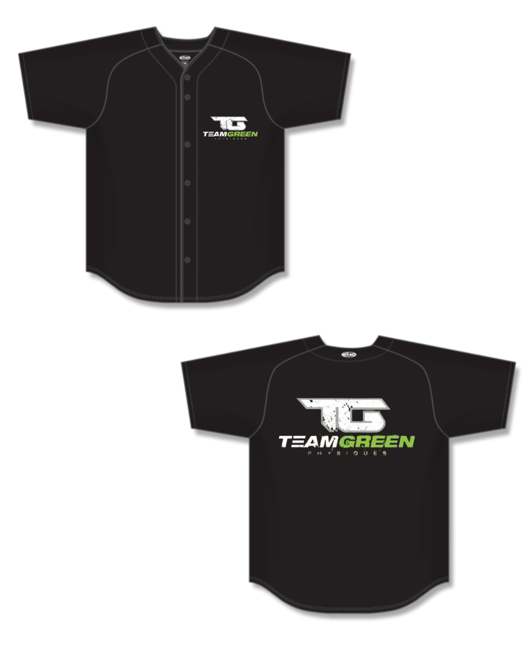 Team Green Baseball Jersey