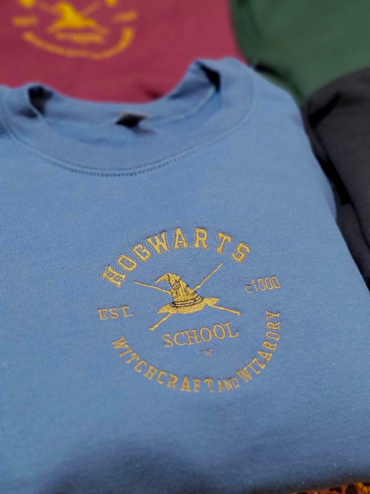 Hogwarts Varsity Embroidered Sweater