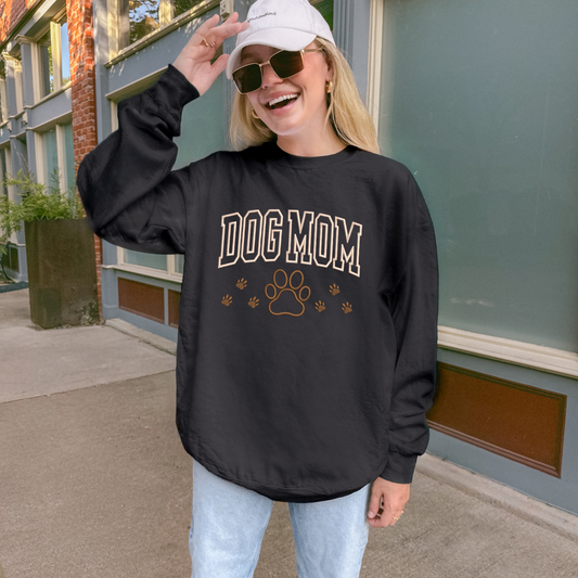 Dog Mom Embroidered Sweater