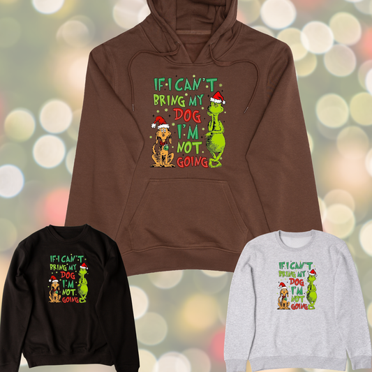 If I Can't Bring My Dog I'm Not Going Graphic Sweater