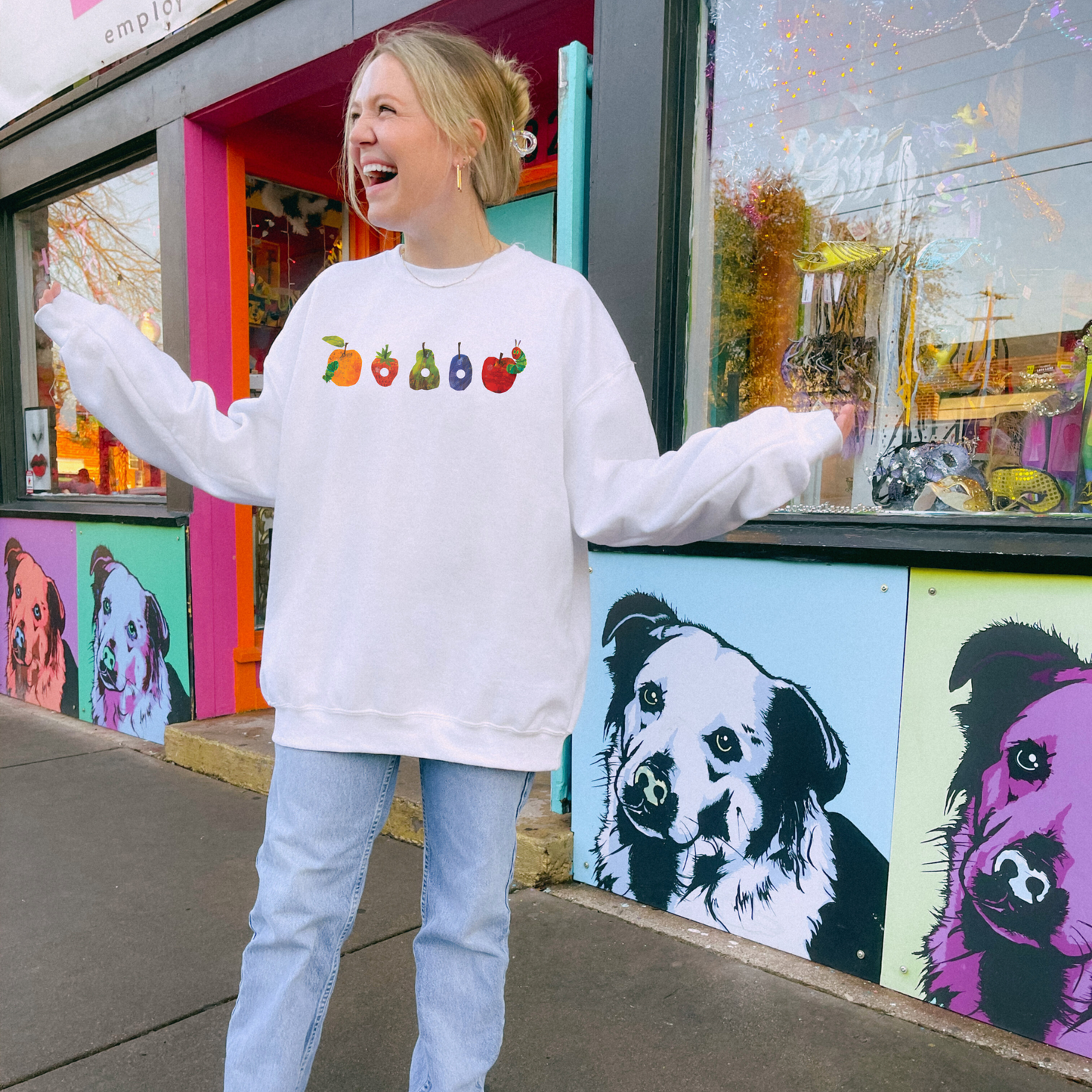 🐛 The Very Hungry Caterpillar Fruit Sweater