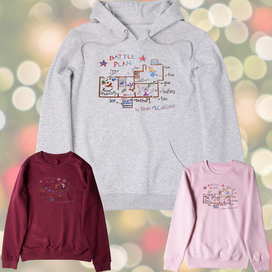 Kevin McAllister Battle Plan Graphic Sweater