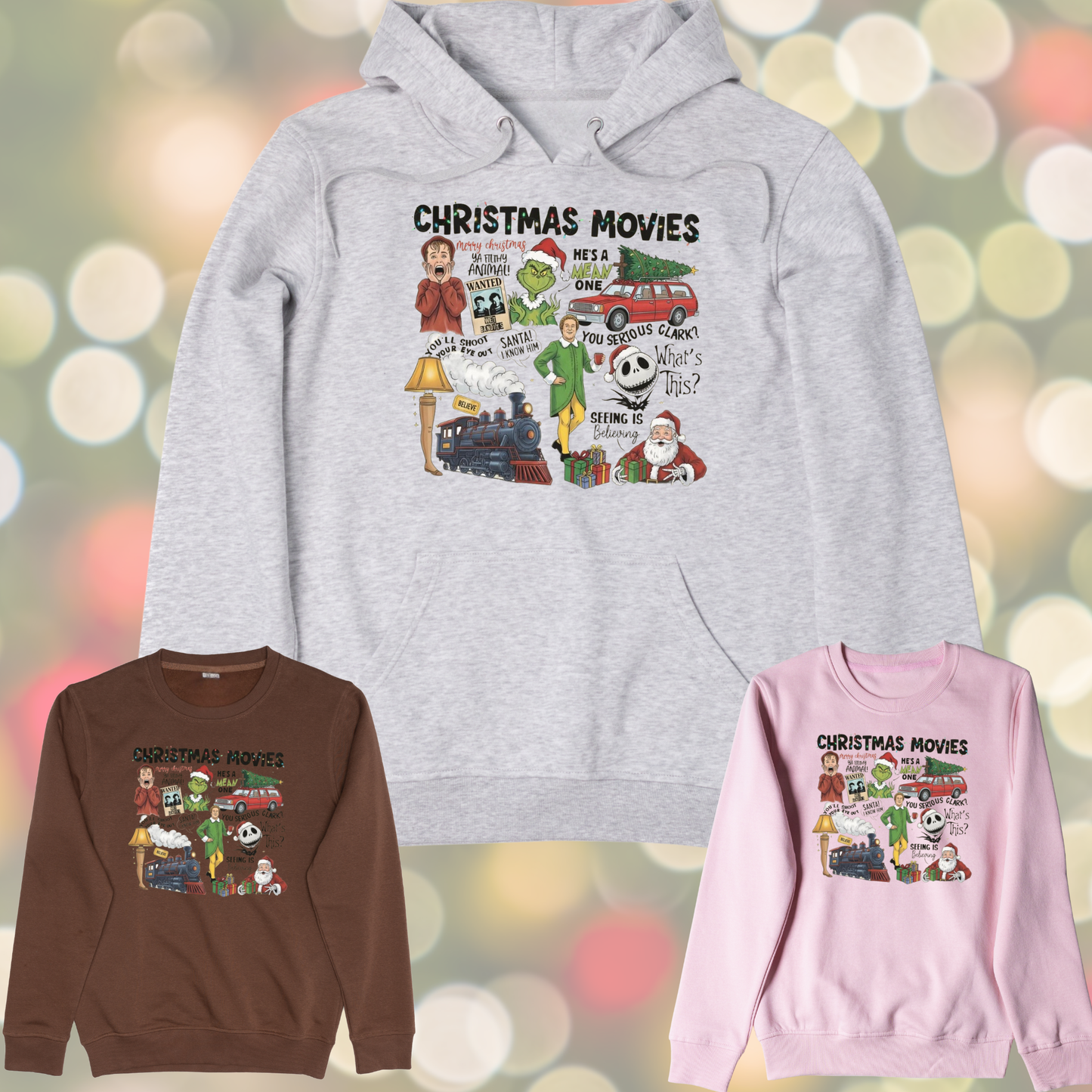 Christmas Movies Graphic Sweater