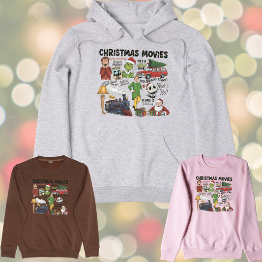 Christmas Movies Graphic Sweater