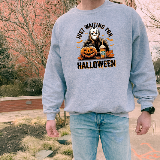 Just Waiting for Halloween (Jason) Graphic Hoodie/Crewneck/T-Shirt