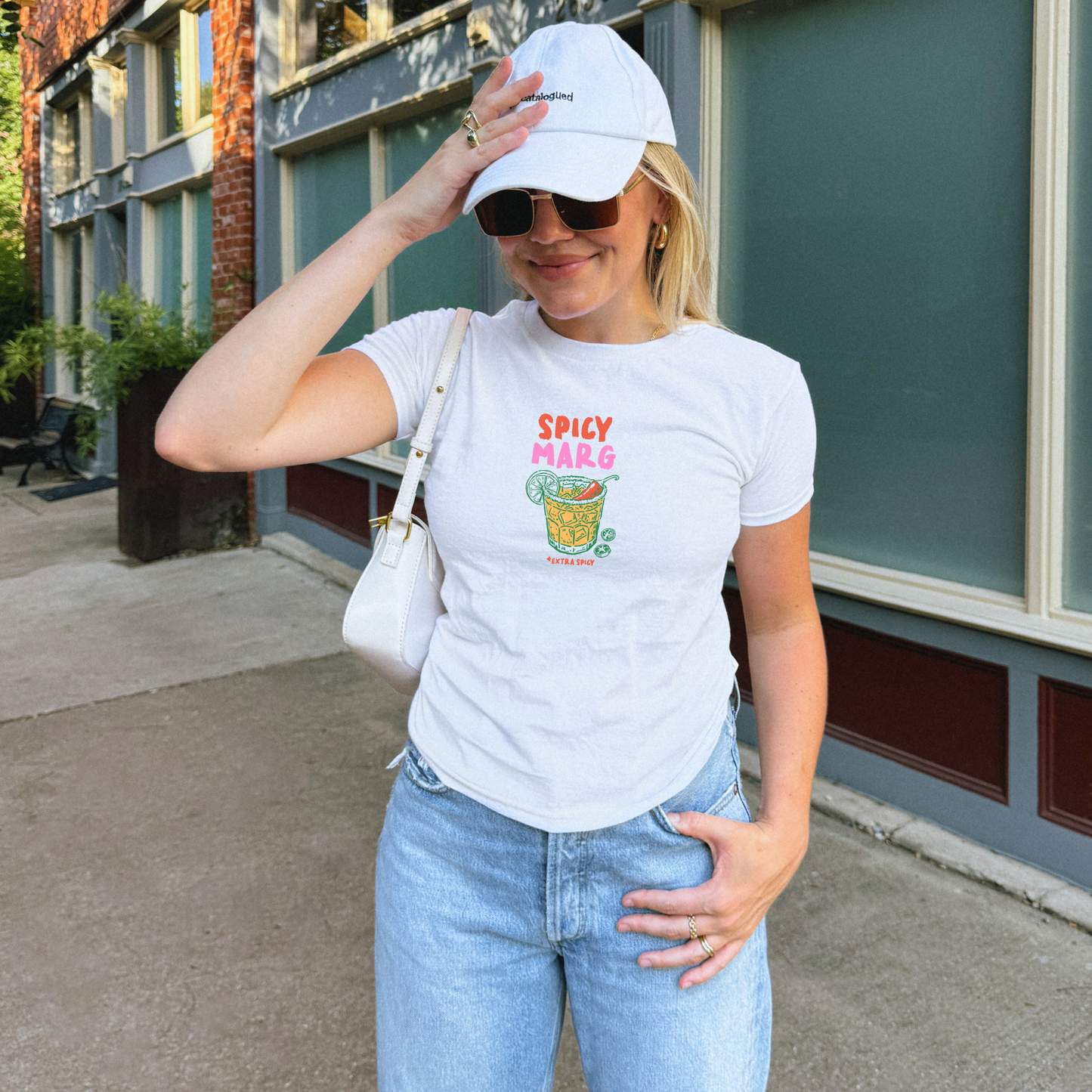 “Spicy Marg” 90s Baby Tee