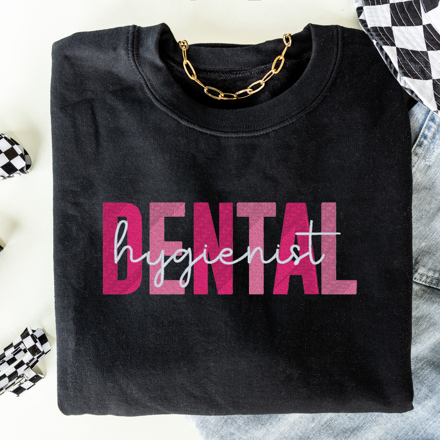 Dental Occupation Customizable Embroidered Sweater