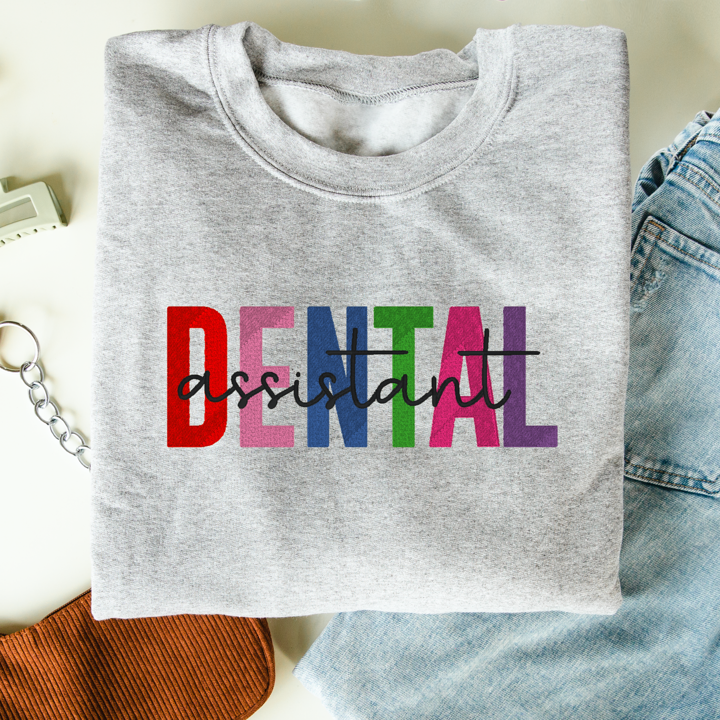 Dental Occupation Customizable Embroidered Sweater