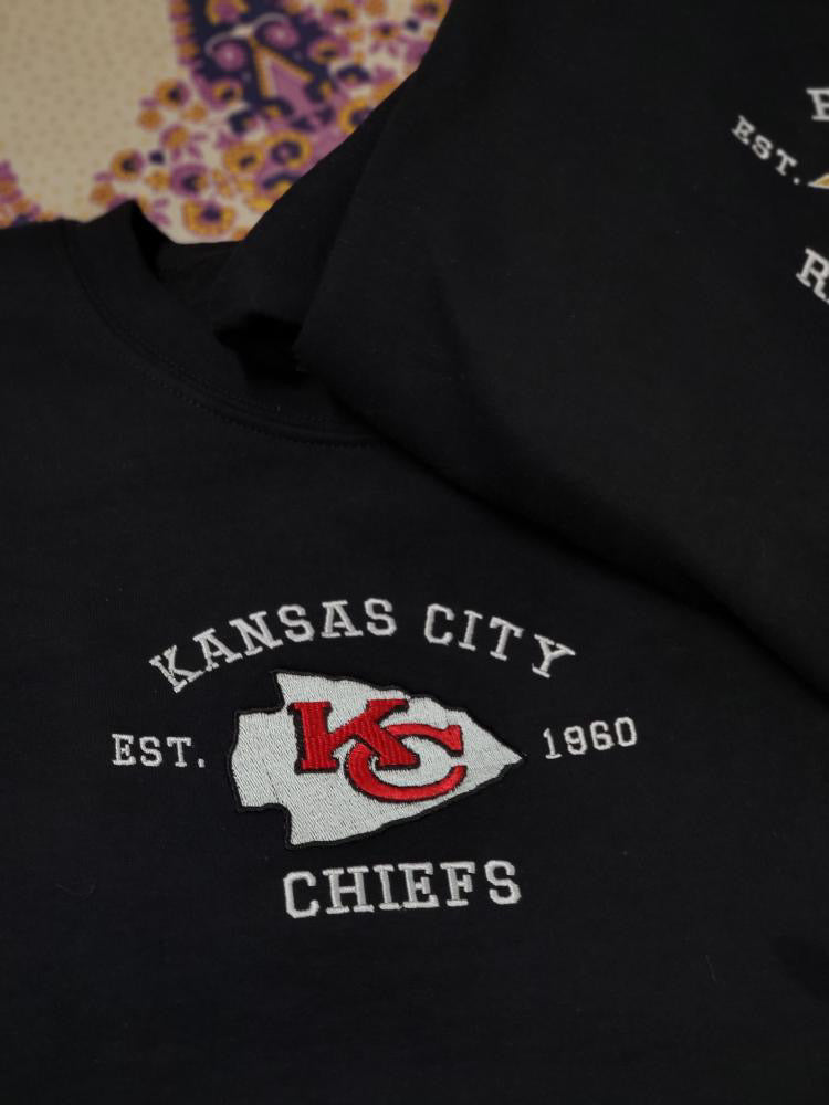 Choose Your Team NFL Varsity Embroidered Sweater