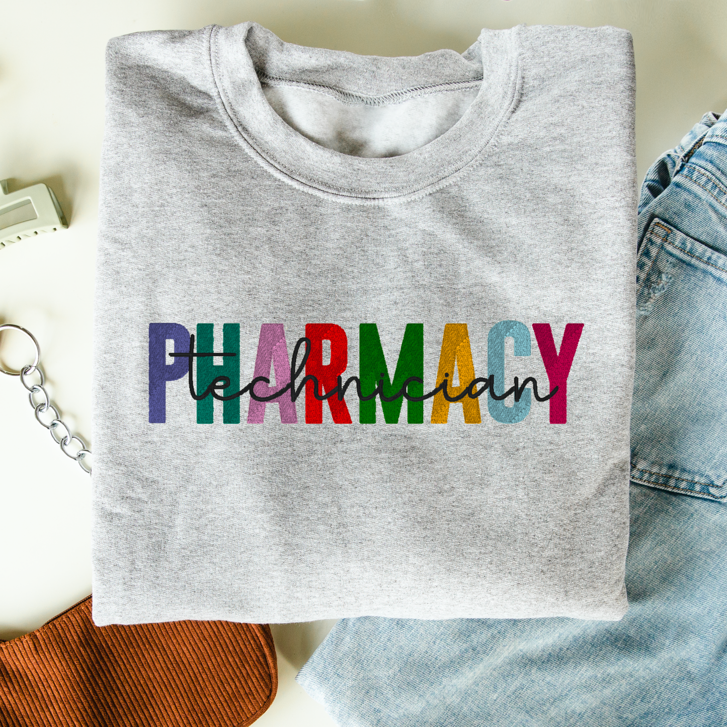 Pharmacy Occupation Customizable Embroidered Sweater