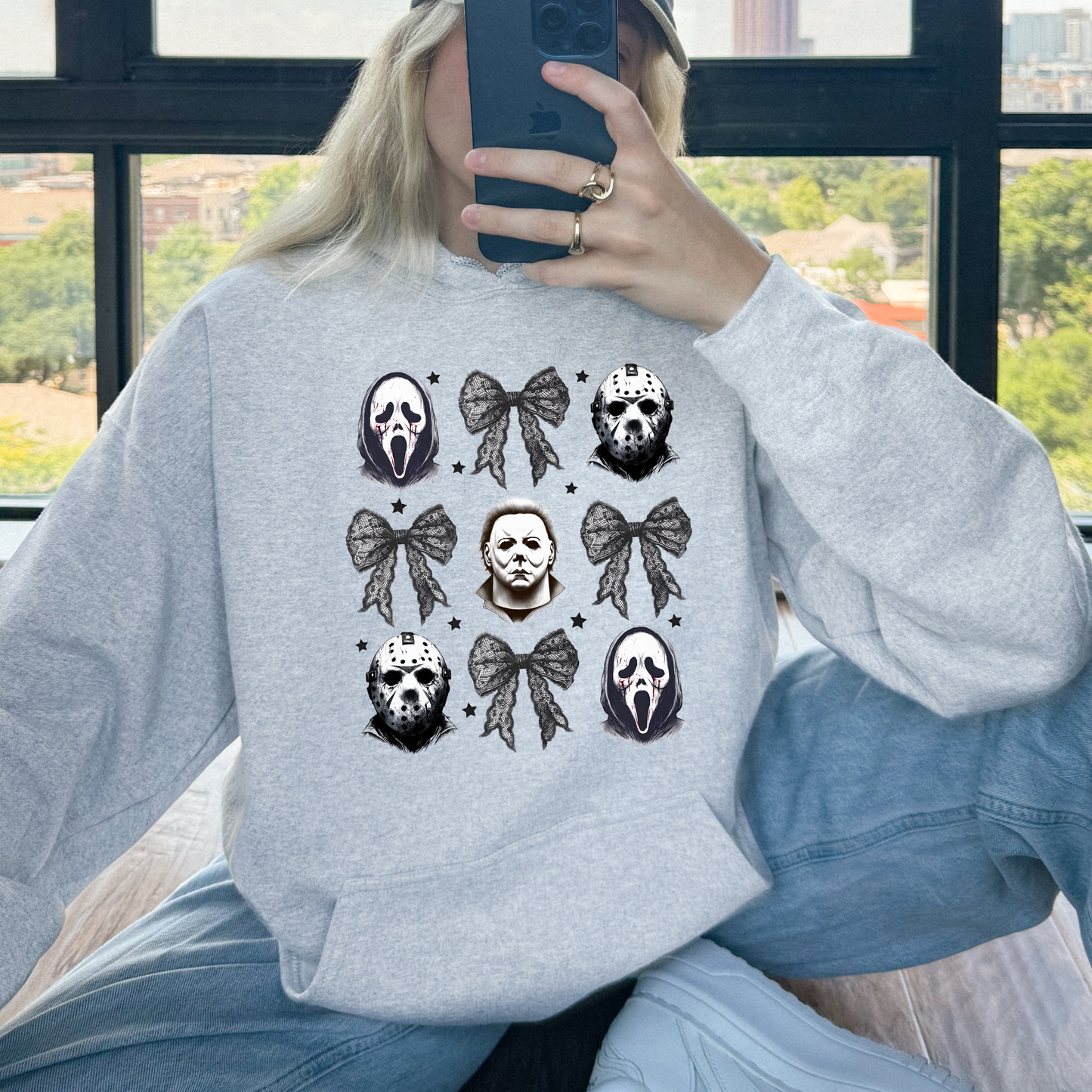 Horror Coquette Graphic Hoodie/Crewneck/T-Shirt