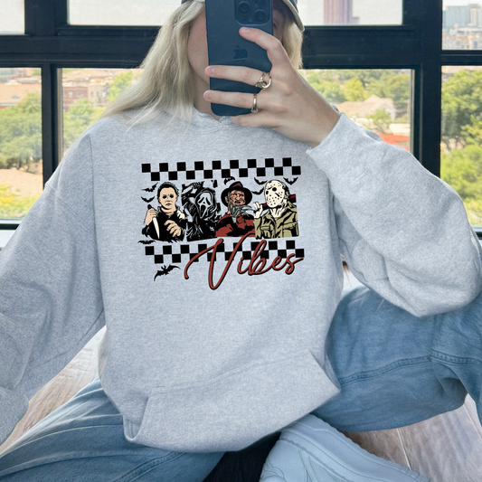 Horror Villain Vibes Graphic Hoodie/Crewneck/T-Shirt