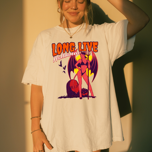 Long Live Halloween Graphic Hoodie/Crewneck/T-Shirt