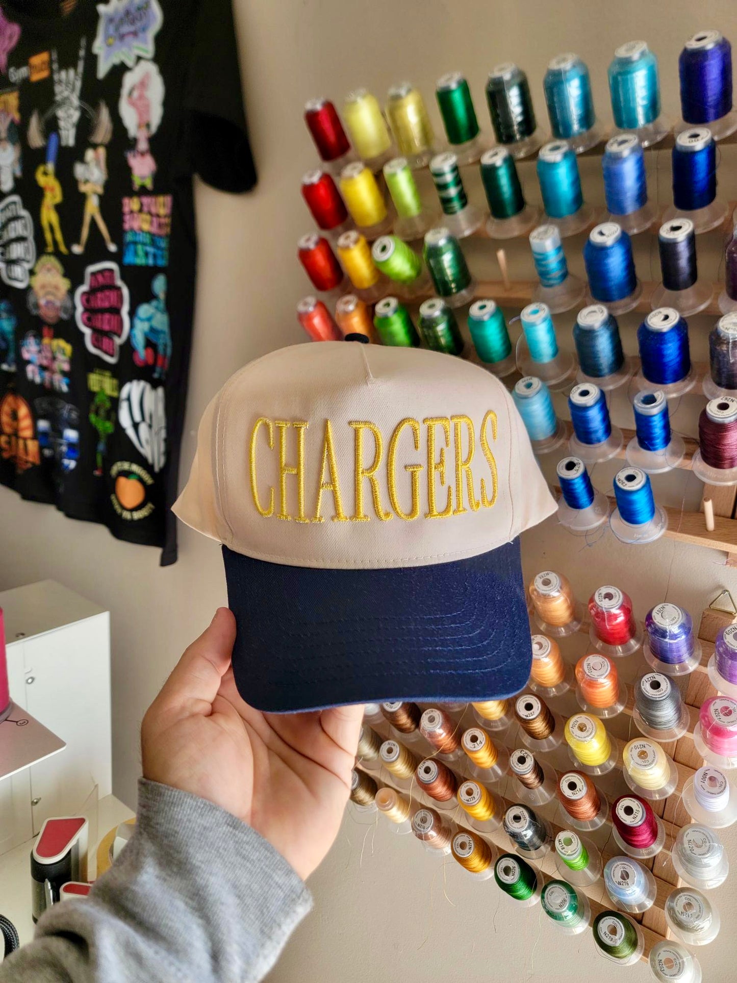 NFL Custom Puff Embroidered Trucker Hat