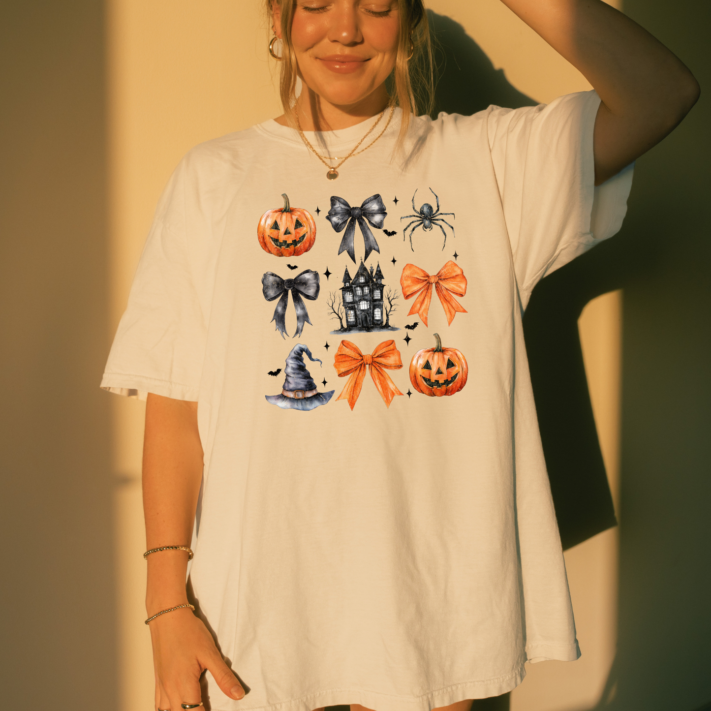 Pumpkin Coquette Graphic Hoodie/Crewneck/T-Shirt