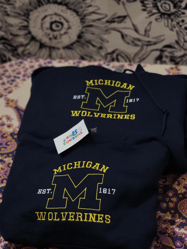 Michigan Wolverines Varsity Embroidered Sweater