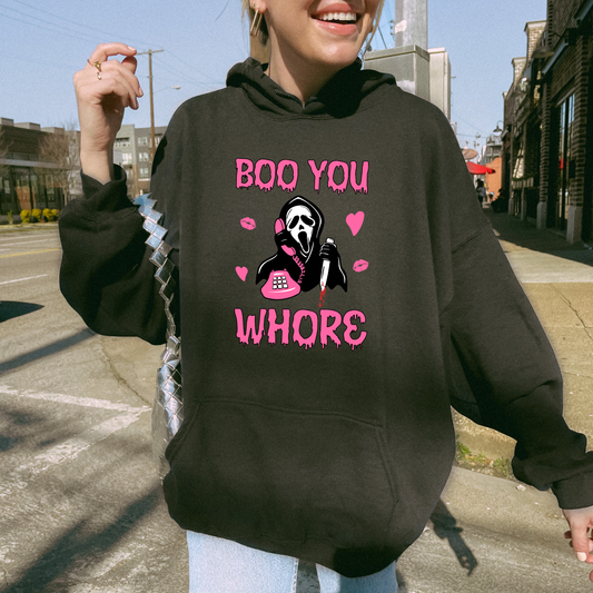 Boo You Whore Ghxstface Graphic Hoodie/Crewneck/T-Shirt
