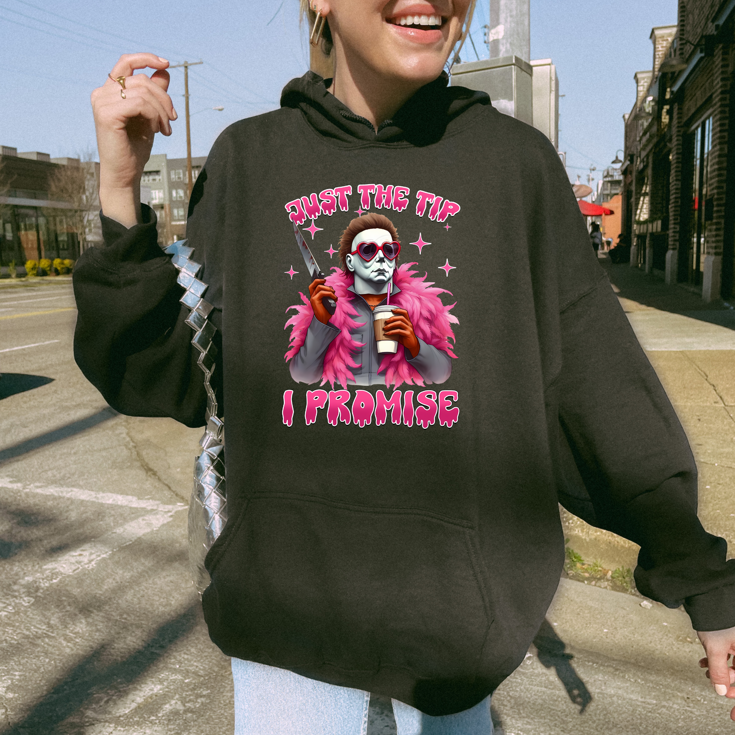 Just the Tip Michael Myers Graphic Hoodie/Crewneck/T-Shirt