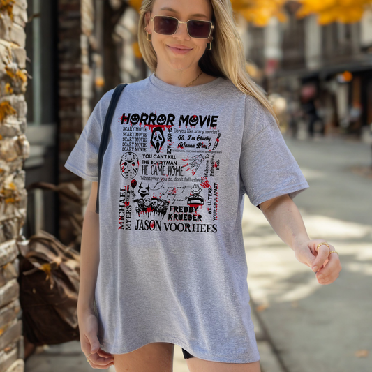 Horror Movie Collage Graphic Hoodie/Crewneck/T-Shirt