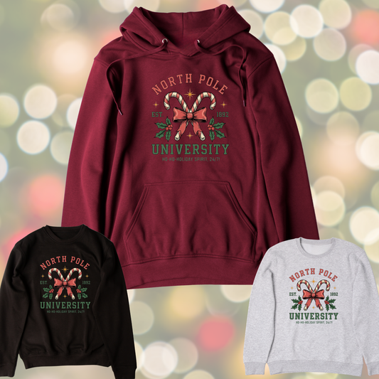 North Pole University Graphic Sweater