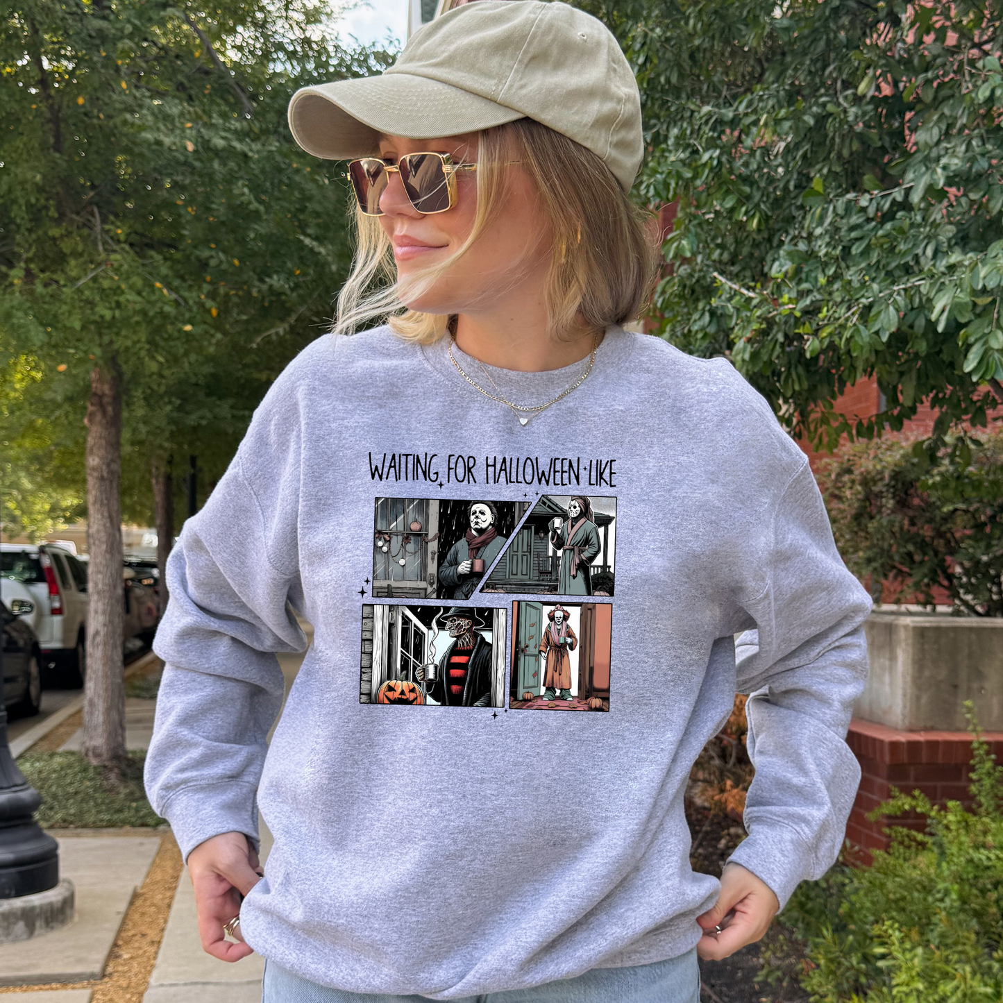 Waiting For Halloween Like... Horror Graphic Hoodie/Crewneck/T-Shirt